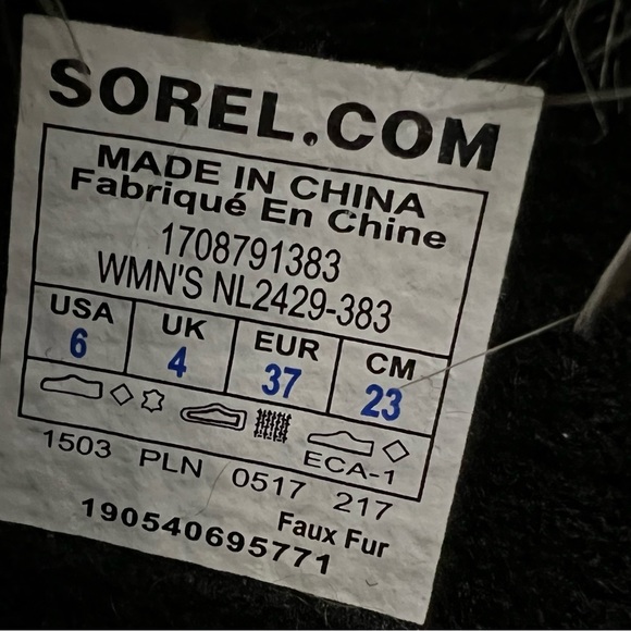 Sorel Joan of Arctic Nori Green Dark Stone Waterproof Winter Boots NEW - Picture 10 of 10